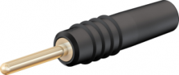 1 mm Stecker, Lötanschluss, 0,25 mm², schwarz, 22.2602-21