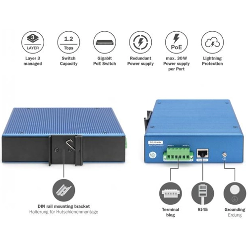 DN-651161 DIGITUS Industrial Ethernet Switches Bild 5