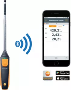 0560 1405 Testo Anemometer, Gas- und Druckmessgeräte