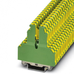 Schutzleiter-Reihenklemme, Schraubanschluss, 0,2-4,0 mm², 6 kV, gelb/grün, 5036037