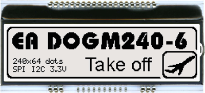EA DOGM240N-6 DISPLAY VISIONS LCD-Module