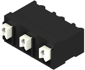 Leiterplattenklemme, 3-polig, RM 7.5 mm, 0,13-1,5 mm², 12 A, Federklemmanschluss, schwarz, 1473950000