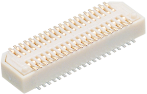 Steckverbinder, 80-polig, 2-reihig, RM 0.8 mm, SMD, Header, vergoldet, AXN480C030S