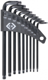 Stiftschlüsselsatz, T8, T9, T10, T15, T20, T25, T27, T30, T40, TORX