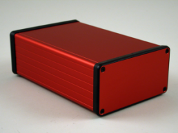 Aluminium Gehäuse, (L x B x H) 160 x 103 x 53 mm, rot, IP54, 1455N1601RD