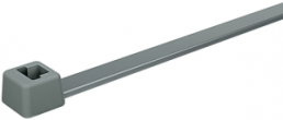 Kabelbinder innenverzahnt, Polyamid, (L x B) 202 x 4.6 mm, Bündel-Ø 1.5 bis 50 mm, grau, -40 bis 130 °C