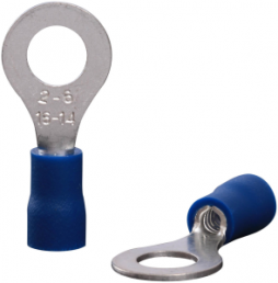 Isolierter Ringkabelschuh, 1,5-2,5 mm², 6.5 mm, M6, blau