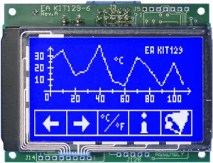 EA KIT129-6LWTP DISPLAY VISIONS LCD-Module