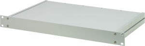 19 Zoll Einschub, 1 HE, (B x H x T) 403 x 43.7 x 340 mm, Aluminium, silber, 20860-603