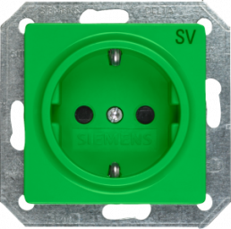 SCHUKO-Steckdose, grün, 16 A/250 V, Deutschland, IP20, 5UB1900