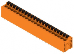 Leiterplattenklemme, 21-polig, RM 5.08 mm, 0,12-2,5 mm², 20 A, Federklemmanschluss, orange, 1331390000