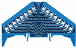 Rangierverteilerklemme, Push-in-Anschluss, 0,5-1,5 mm², 32-polig, 8 A, 4 kV, blau, 1173900000