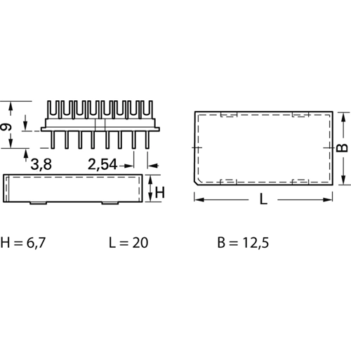 DILS 14 GA LO Fischer Elektronik Steckverbindersysteme Bild 2