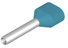 Isolierte Aderendhülse, 0,75 mm², 15 mm/8 mm lang, blau, 9018570000