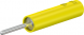 Zählprüf-Adapter, gelb, CAT III, 600 V