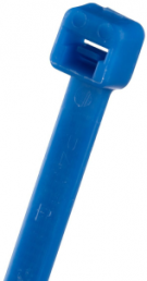 Kabelbinder, lösbar, Nylon, (L x B) 188 x 4.8 mm, Bündel-Ø 1.5 bis 47.8 mm, blau, -60 bis 85 °C