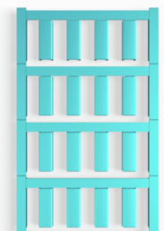 Polyamid Kabelmarkierer, beschriftbar, (B x H) 21 x 7.4 mm, max. Bündel-Ø 7.4 mm, blau, 1919150000