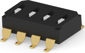 DIP-Schalter, Aus-Ein, 4-polig, gerade, 0,025 A/24 VDC, 6-2319848-7