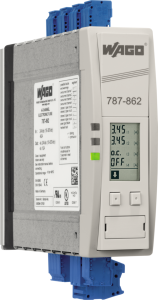 Elektronischer Geräteschutzschalter, 4-polig, T-Charakteristik, 10 A, 24 V (DC), Push-in, DIN-Schiene, IP20