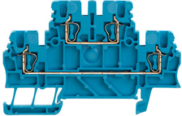 Mehrstock-Reihenklemme, Federzuganschluss, 0,5-1,5 mm², 17.5 A, 6 kV, blau, 1791110000