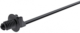 Kabelbinder außenverzahnt, Polyamid, (L x B) 165 x 4.6 mm, Bündel-Ø 1 bis 35 mm, schwarz, -40 bis 105 °C