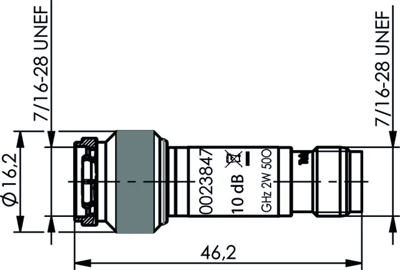 100023842 Telegärtner Antennenkomponenten, Weichen, Dämpfungsglieder Bild 2