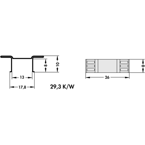 FK 244 08 D 2 PAK TR Fischer Elektronik Kühlkörper Bild 2