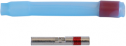 Stoßverbinder mit Wärmeschrumpfisolierung, 0,15-0,75 mm², AWG 26 bis 20, transparent blau, 29.21 mm