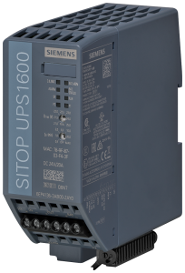 Unterbrechungsfreie Stromversorgung SITOP UPS1600,DC 24 V/20 A mit IE/PN, 6EP41363AC002AY0