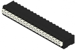 Leiterplattenklemme, 19-polig, RM 3.5 mm, 0,13-1,5 mm², 12 A, Federklemmanschluss, schwarz, 1871140000