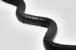 Wärmeschrumpfschlauch, 3:1, (9/3 mm), Polyolefin, vernetzt, schwarz