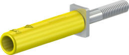 Einschraub-Adapter mit Außengewinde M3,5, gelb