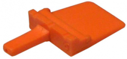 Stecker, 3-polig, gerade, 1-reihig, orange, WM-3P