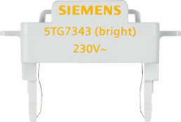 DELTA Schalter und Taster LED-Leuchteinsatz, superhell 230V/50Hz, orange, 5TG7343