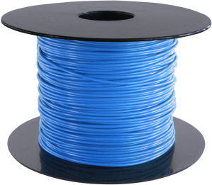 PVC-Fahrzeugleitung, FLRY-B, 1,5 mm², AWG 16, blau, Außen-Ø 2,4 mm