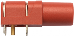 4 mm Buchse, Leiterplattenanschluss, CAT III, rot, SWEB 8094 AU / RT