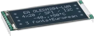 EA OLEDM204-LWA DISPLAY VISIONS OLED Displays