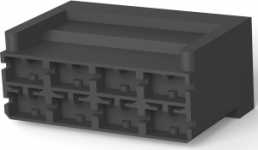 Isoliergehäuse für 6,35 mm, 6-polig, Polyamid, UL 94V-2, schwarz, 926646-1