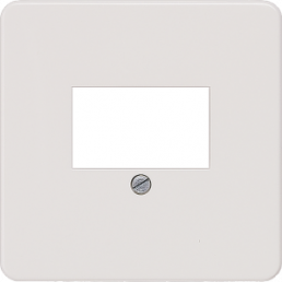 DELTA profil Abdeckplatte für TAE-/Lautsprecher- Multimediaanschlüsse, silber, 5TG17602
