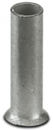 Unisolierte Aderendhülse, 0,75 mm², 6 mm lang, DIN 46228/1, silber, 3200221