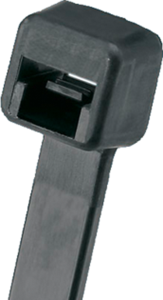 Kabelbinder, Nylon, (L x B) 122 x 4.8 mm, Bündel-Ø 1.5 bis 25.4 mm, schwarz, UV-beständig, -60 bis 85 °C