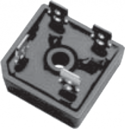 Vishay Brückengleichrichter, 420 V, 600 V (RRM), 35 A, Flachbrücke, GBPC3506-E4/51