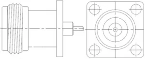 172117-30 Amphenol RF Koaxialsteckverbinder