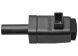 Schnell-Druckklemme, 4 mm, schwarz, PA/PVC