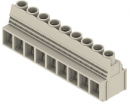 Leiterplattenklemme, 9-polig, RM 10.16 mm, 0,13-16 mm², 51 A, Schraubanschluss, kieselgrau, 2014020000
