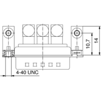 302W2CSXX78G40X CONEC D-Sub Steckverbinder Bild 2