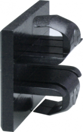 Blindstopfen, rechteckig, (L x B) 24 x 18 mm, schwarz, für Druckschalter, 5.52.006.021/0100