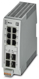 Ethernet Switch, managed, 6 Ports, 1 Gbit/s, 24 VDC, 2702653