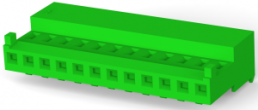Buchsengehäuse, 12-polig, RM 2.54 mm, abgewinkelt, grün, 4-643816-2