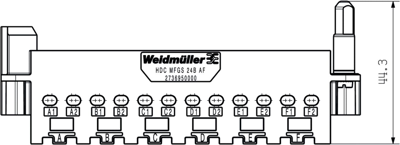 2736950000 Weidmüller Gehäuse für schwere Steckverbinder Bild 2